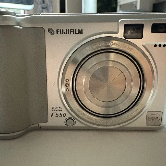 Fujifilm Silver Digital Camera with Zoom Lens